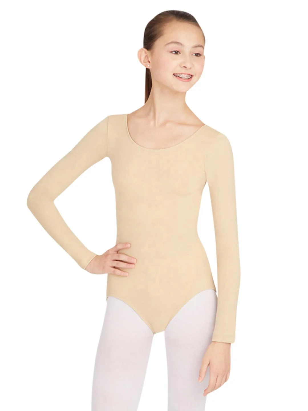Basics Long Sleeve Leotard (TB135) - Image 3